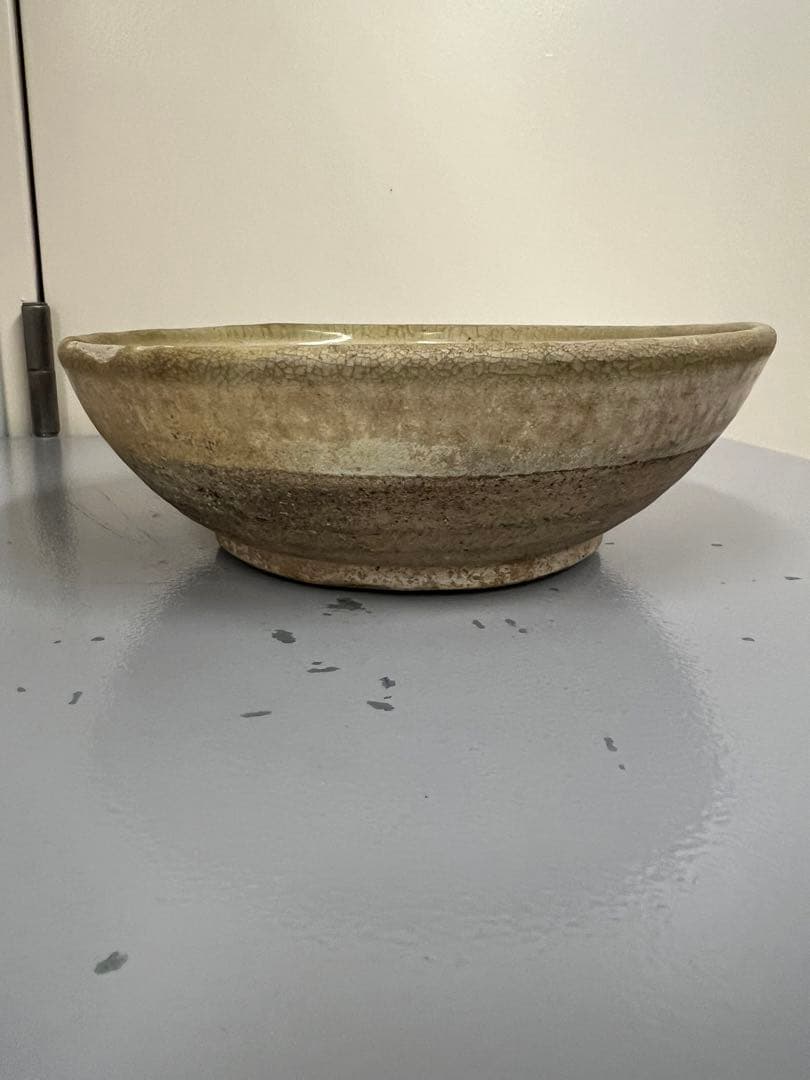 中国・隋朝~唐朝灰釉鉢　壶唐物古美術品江戸アンティーク骨董コレクション青磁