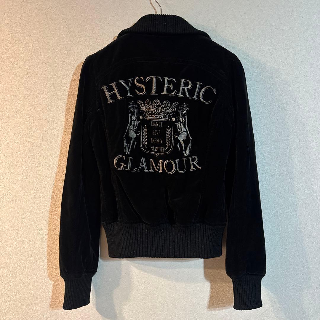 ヒステリックグラマー　スタジャン　刺繍　ブラック　サイズフリー　完売モデル