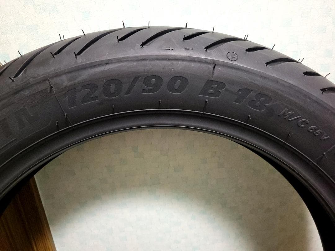未使用 ミシュラン ロードクラシック 120/90 B18 M/C 65V TL