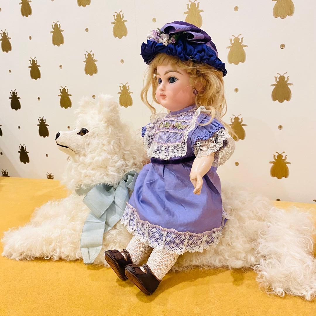 アンティークドールのドレス&ハット　4号用