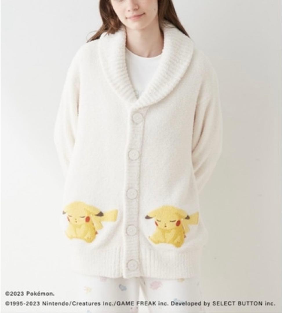 【タグ付】gelato piqueベビモコジャガードショールカーディガン