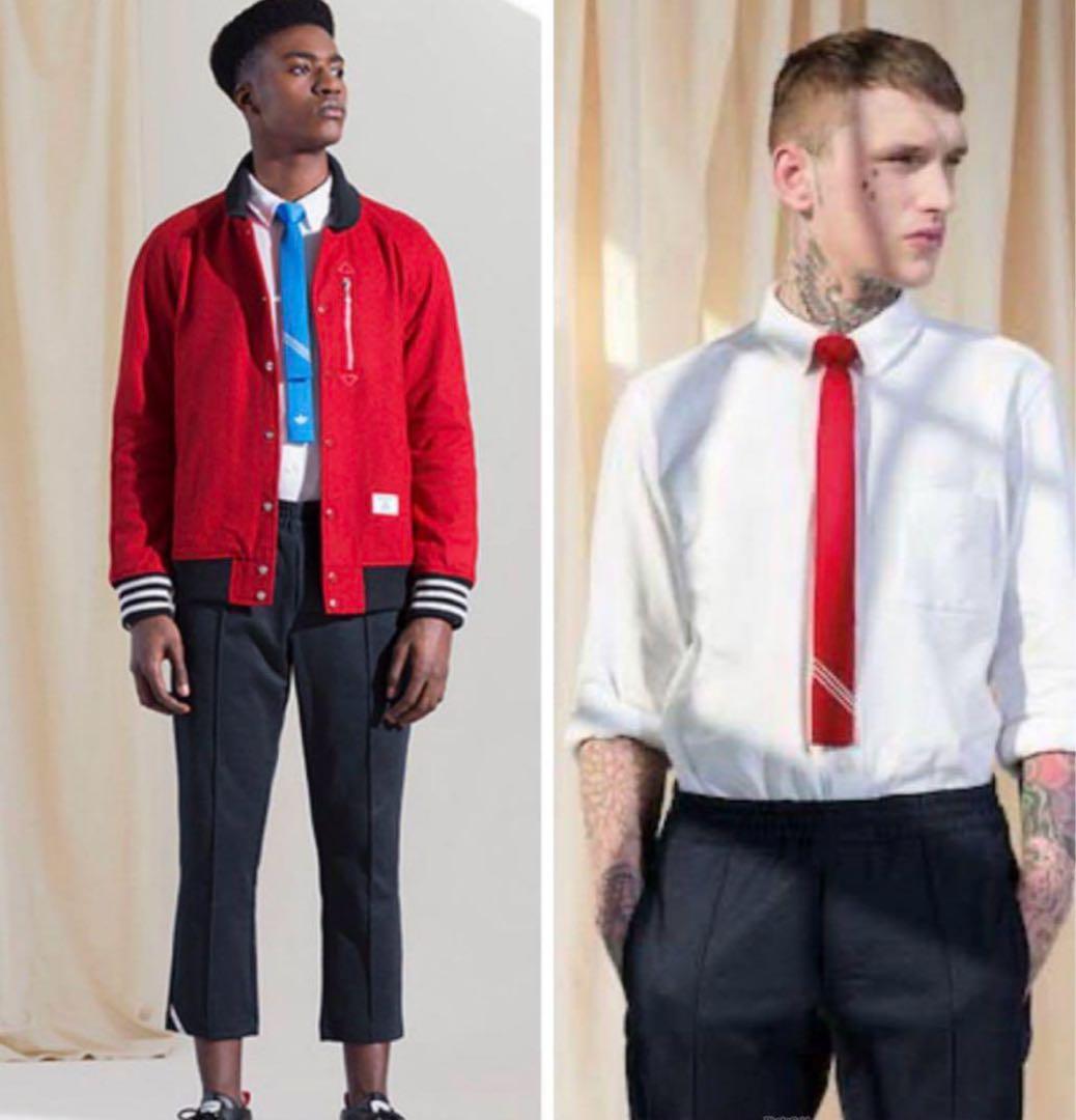 【値下げ】黄色　adidas × BEDWIN ネクタイ アディダス ベドウィ