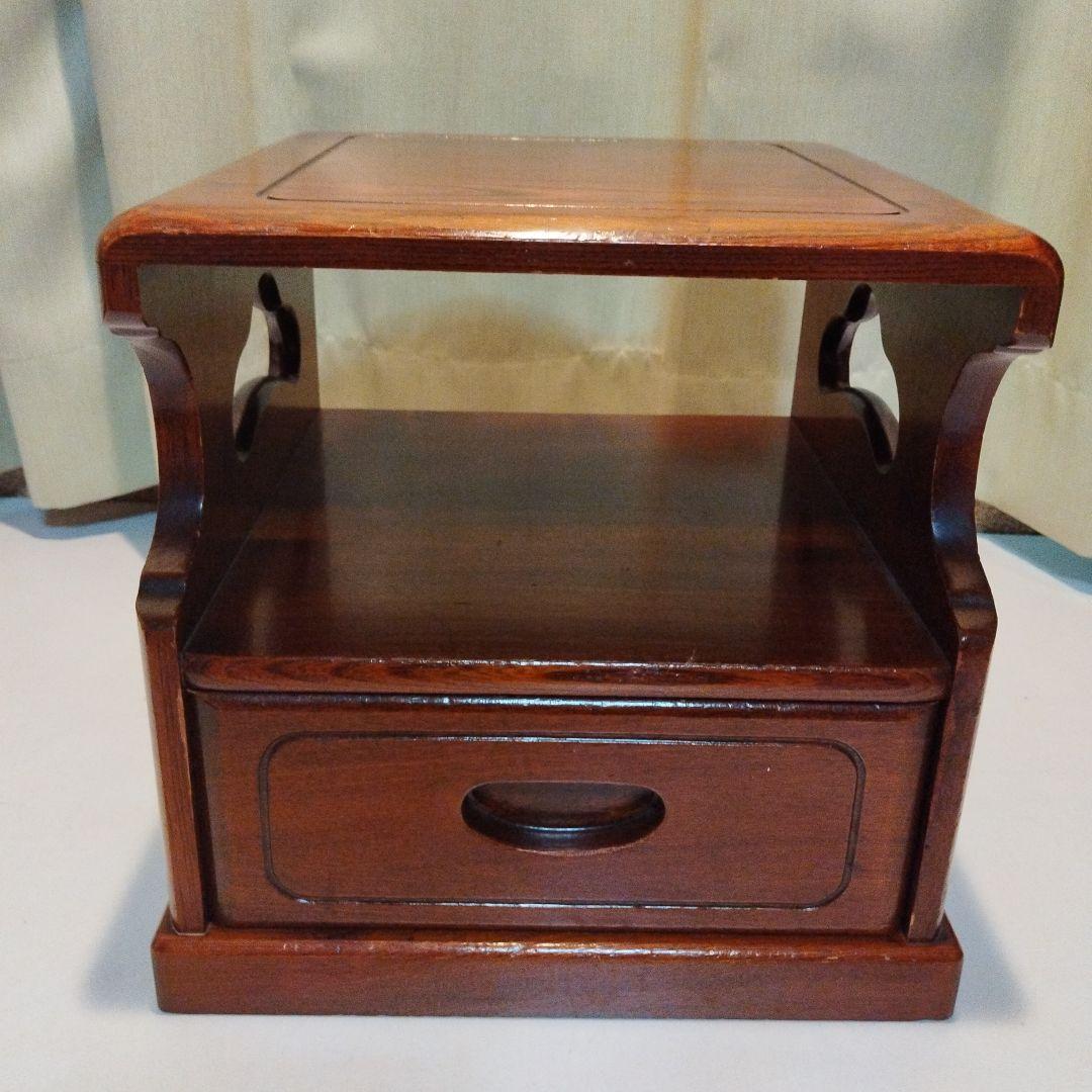 和室用台　木製品　収納　花台　　　小物置き台　電話台　多目的利用可能