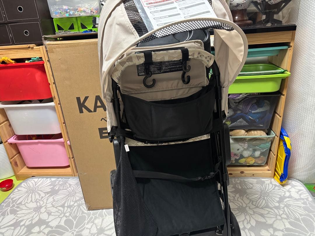 【美品】2人乗りベビーカー　カトージ　2人でゴー　付属品付き