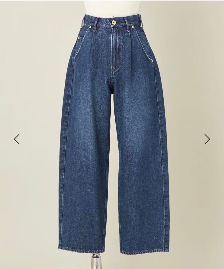 【別注】＜upper hights for conte＞タックデニムパンツ UN