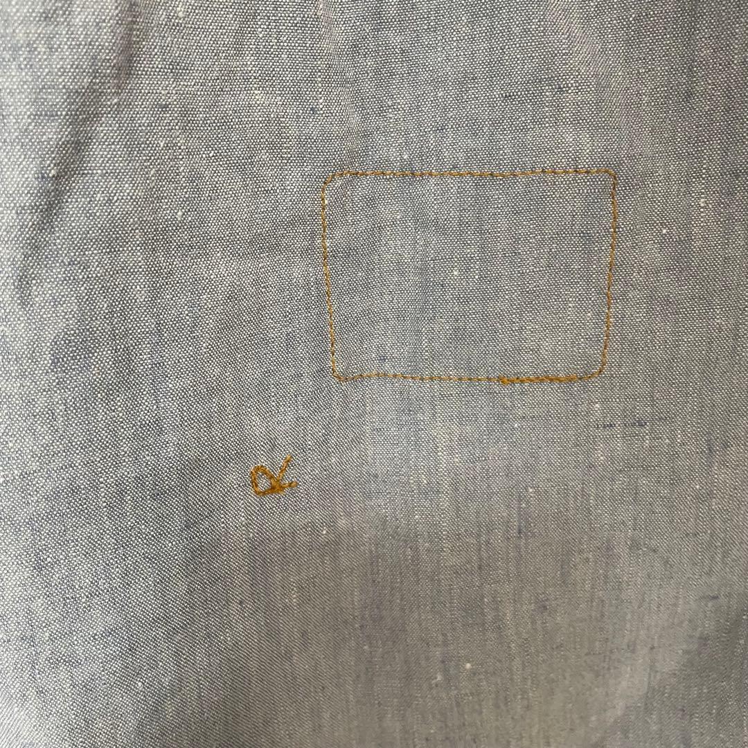 45R　リネン　麻　908　半袖Tシャツ　カットソー　大き目　オーバーサイズ