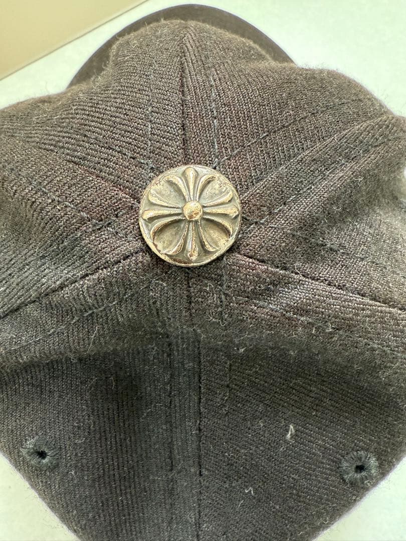 CHROME HEARTS 黒 ベースボールキャップ