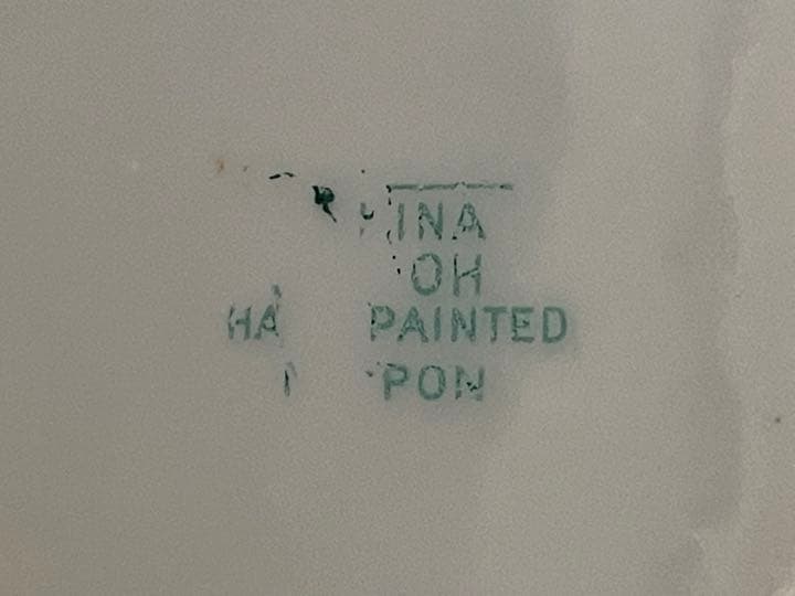 オールドノリタケ　兎柄　トレー