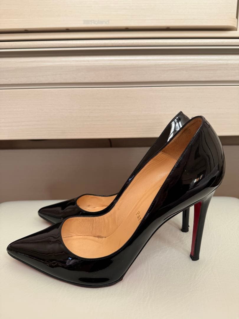 クリスチャンルブタン　Christian Louboutin 黒ヒール 39