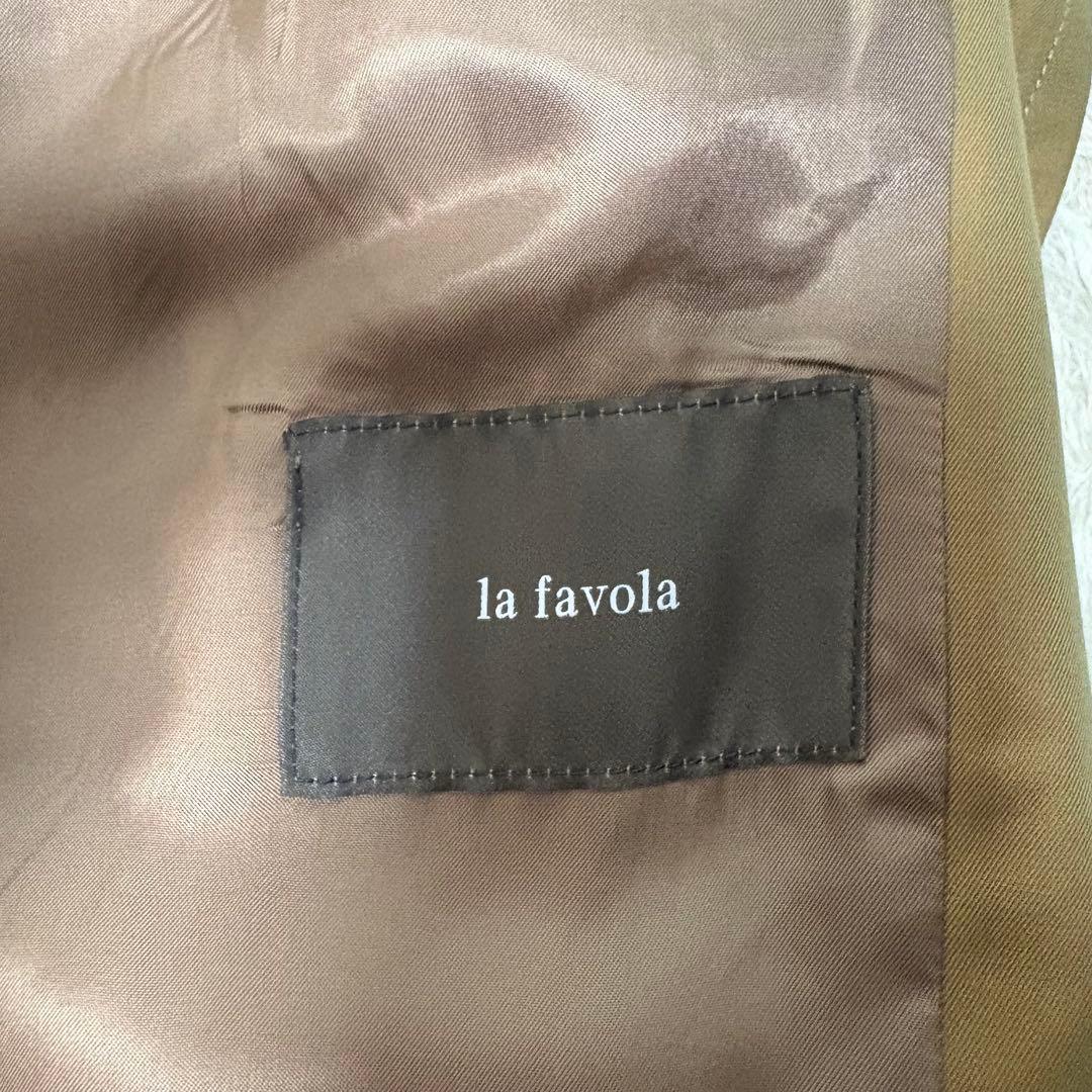 極美品☆ラファーボラ☆La Favola☆コットンギャバジン☆コート サイズ0
