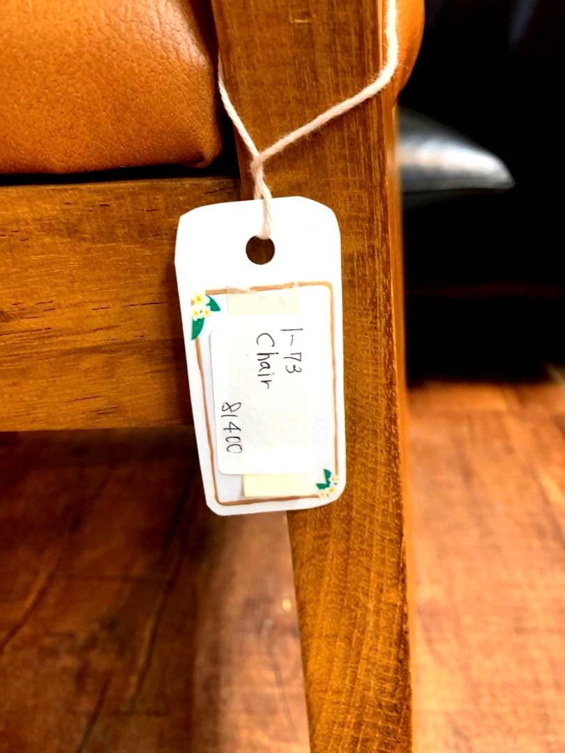 無垢材チェアー　定価¥80000