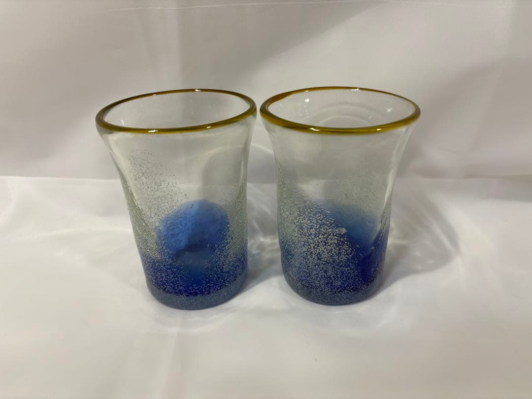 【稲嶺盛吉】琉球ガラス　グラスセット⑤