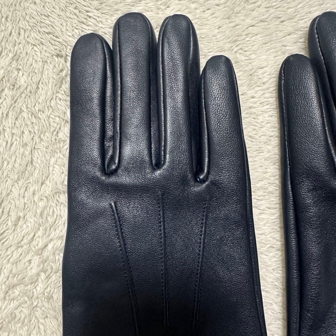 未使用品　Paul Smith ポールスミス　手袋　グローブ　レザー　ストライプ