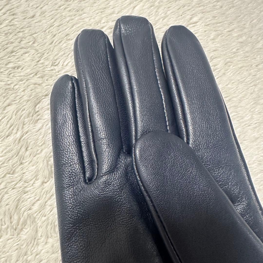 未使用品　Paul Smith ポールスミス　手袋　グローブ　レザー　ストライプ