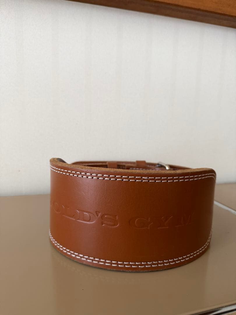 ゴールドジム(GOLD`S GYM) プロレザーベルト サイズ M