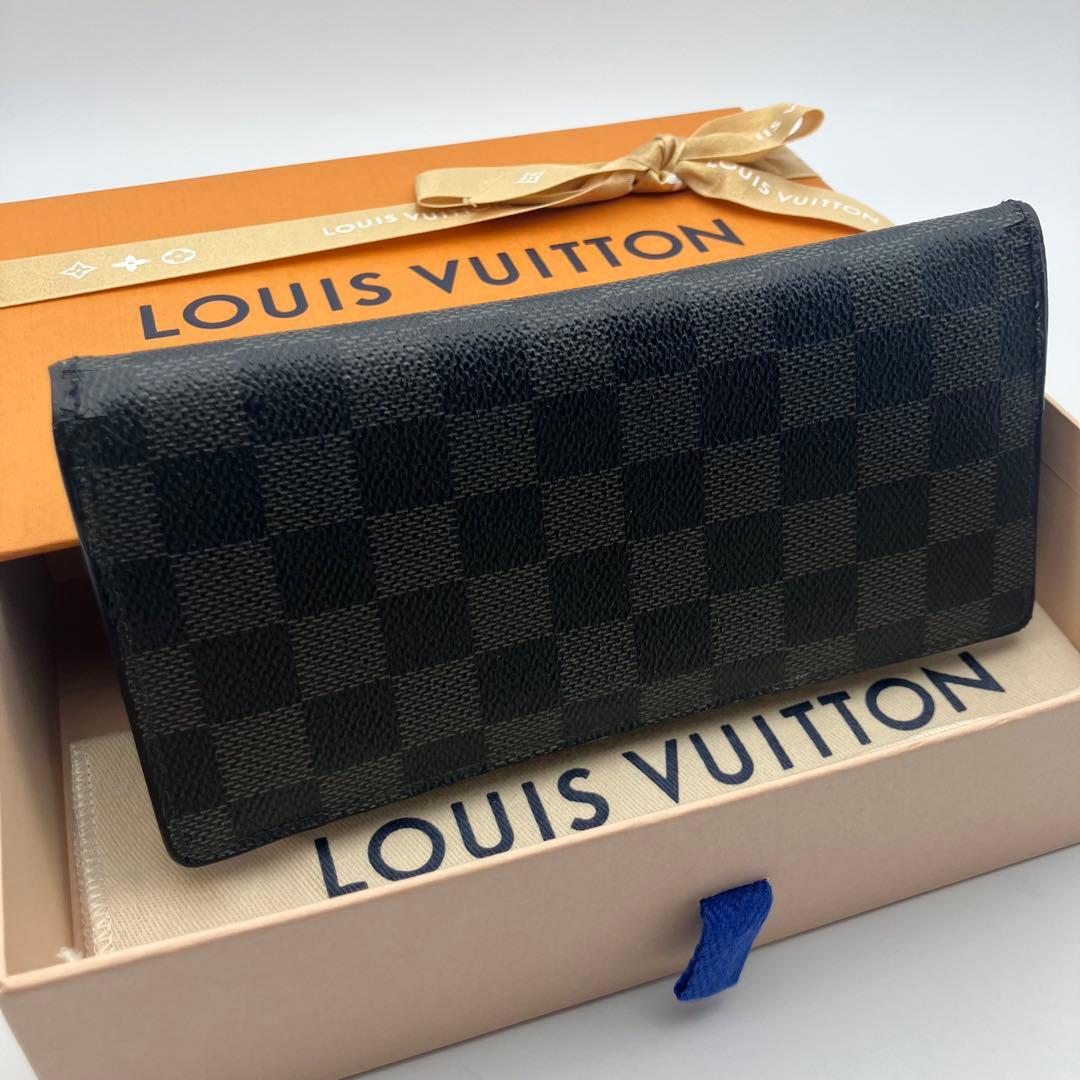 ルイヴィトン ダミエ グラフィット N62665 ポルトフォイユ ブラザ 長財布