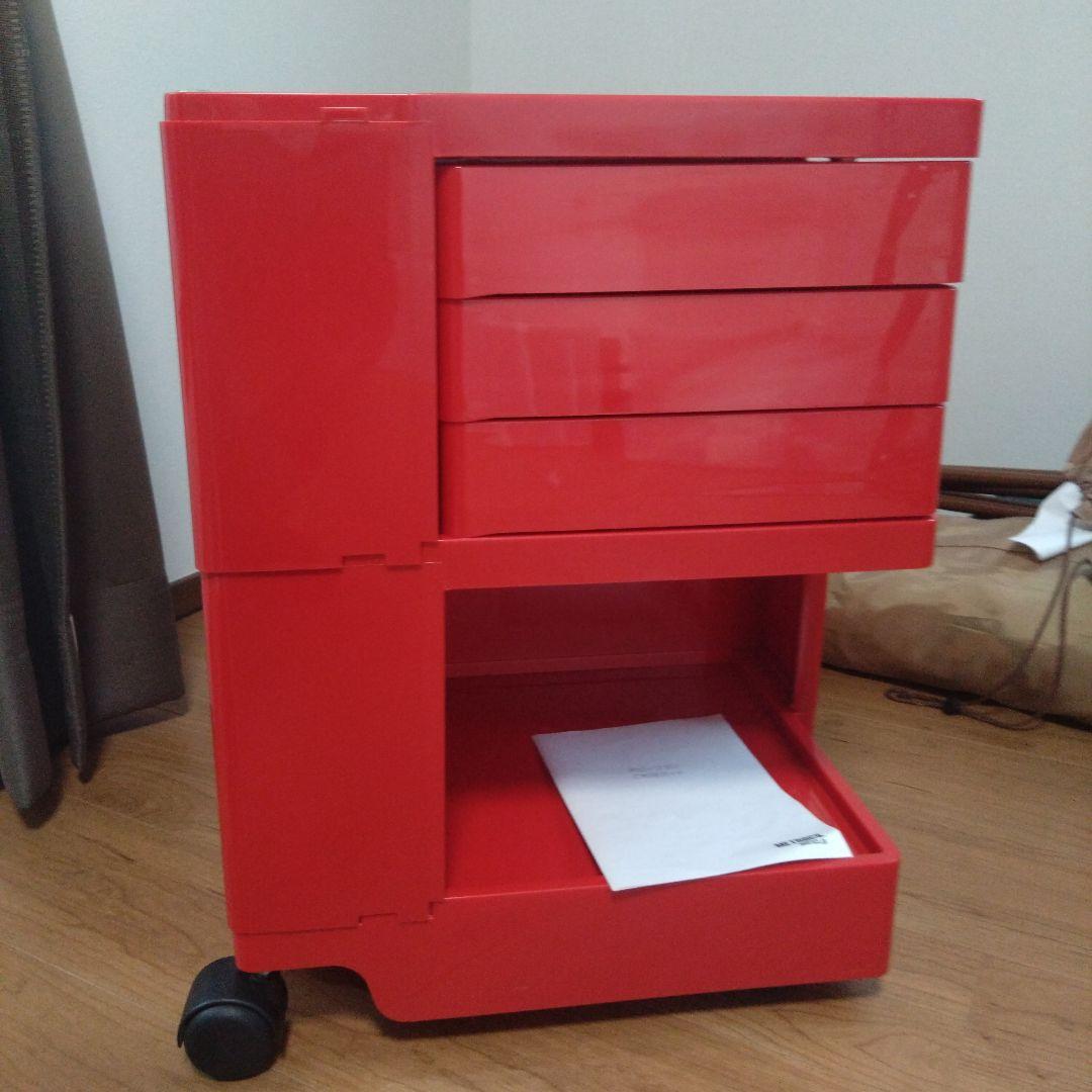 ボビーワゴン 2段3トレイ／レッド