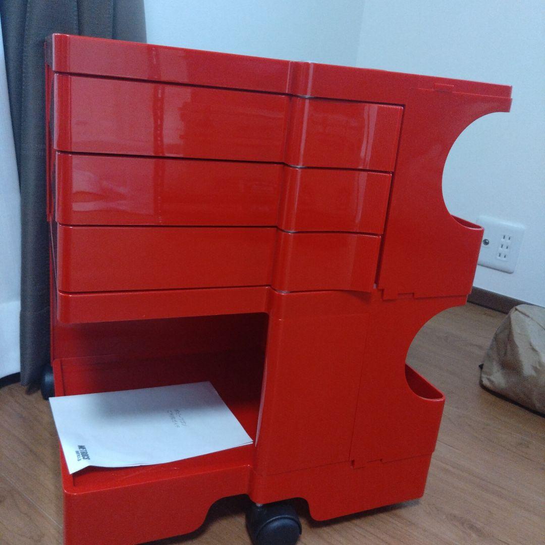 ボビーワゴン 2段3トレイ／レッド