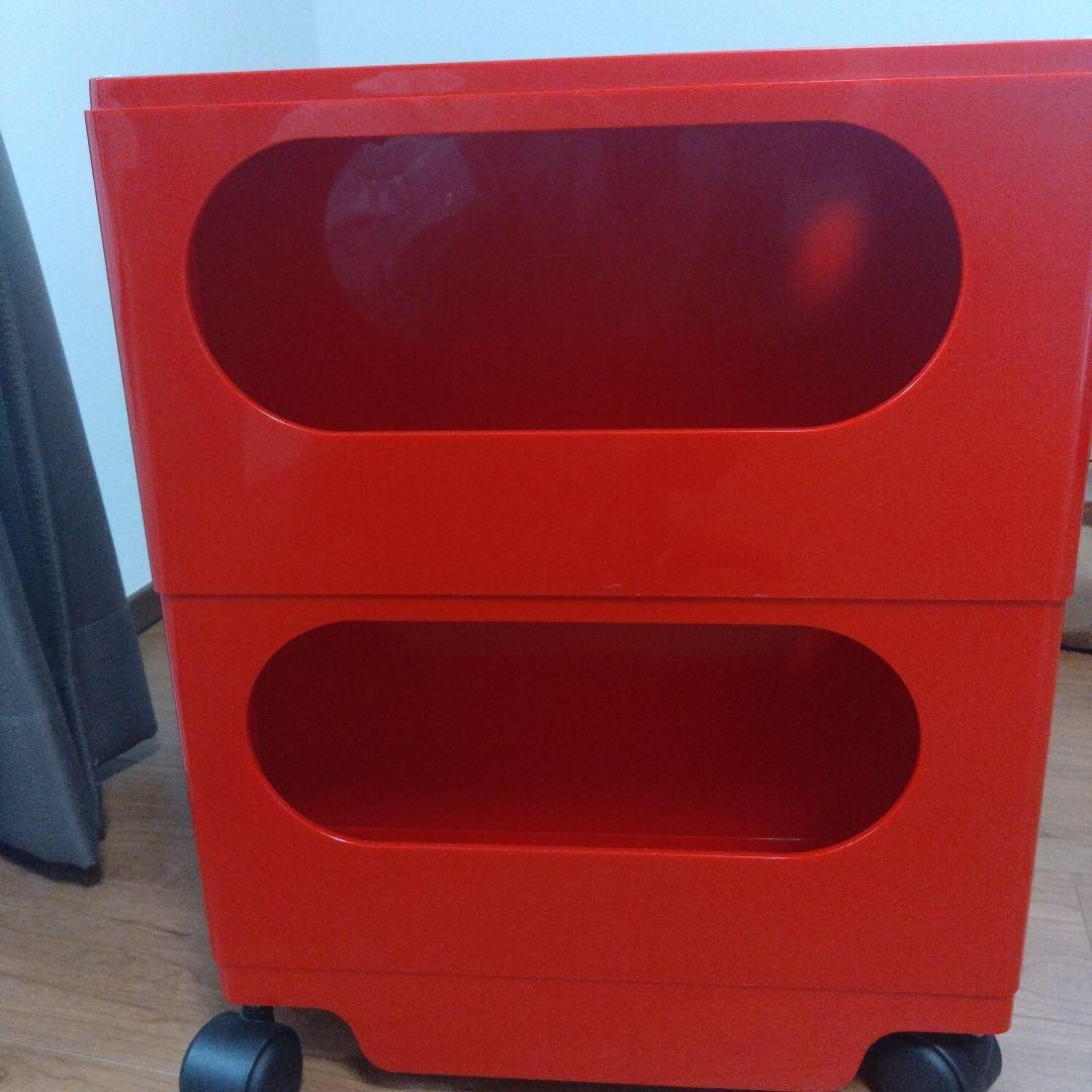 ボビーワゴン 2段3トレイ／レッド