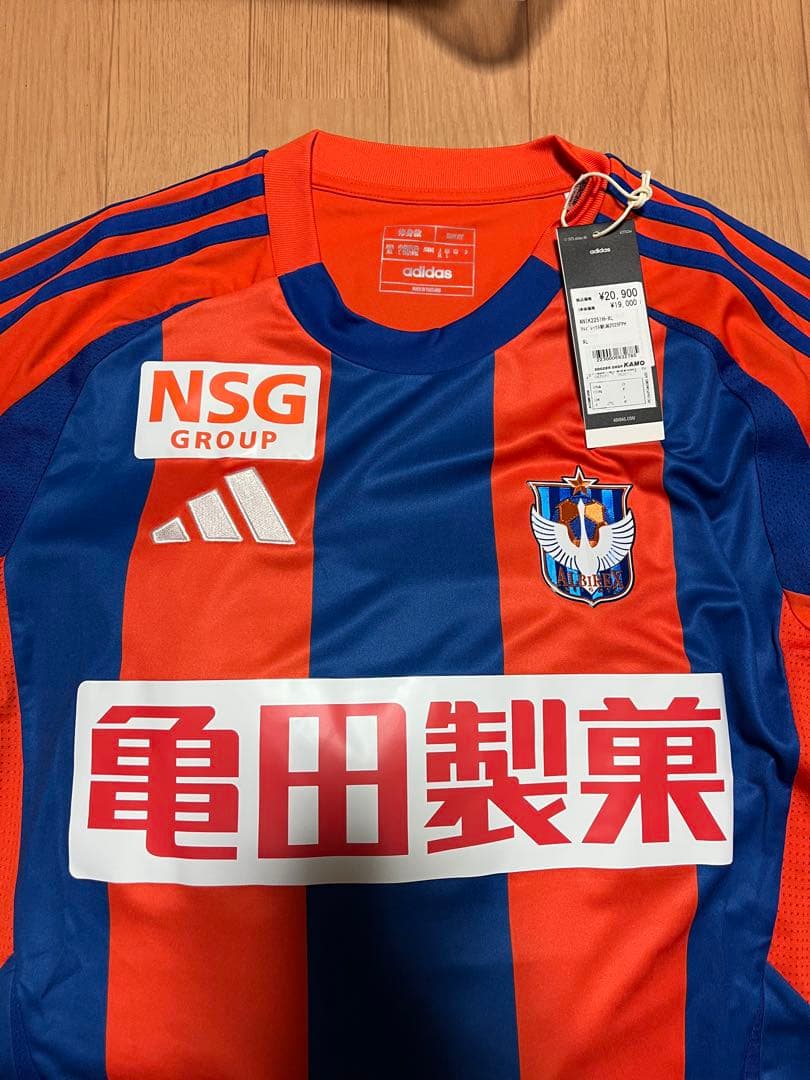 新品　アルビレックス新潟　2025 1stレプリカユニフォーム XL