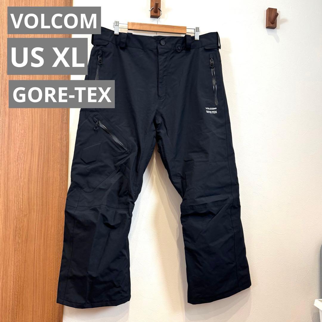 VOLCOM ボルコム ゴアテックス スノーボードウェア パンツUS XL 黒