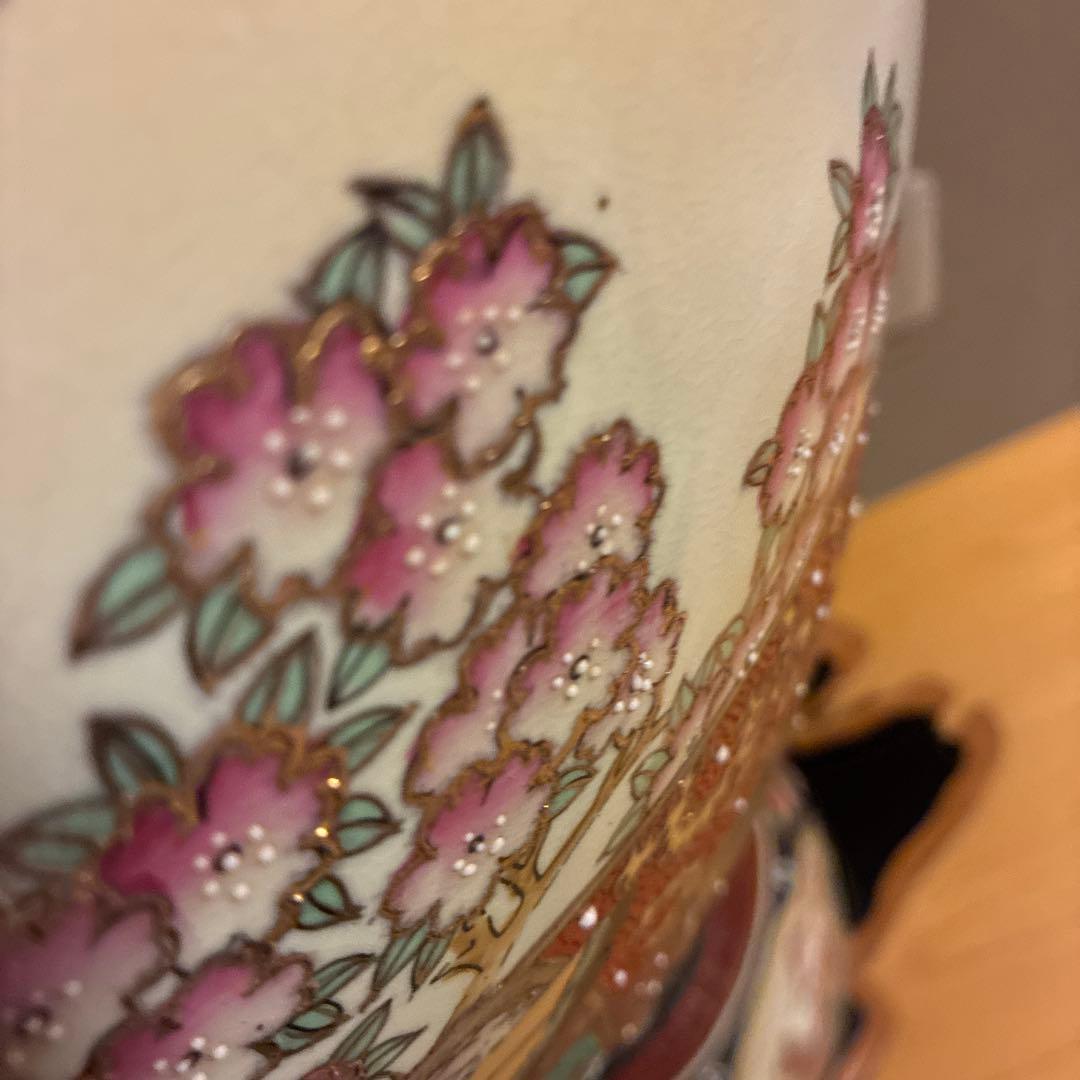 薩摩焼装飾大型陶器壺