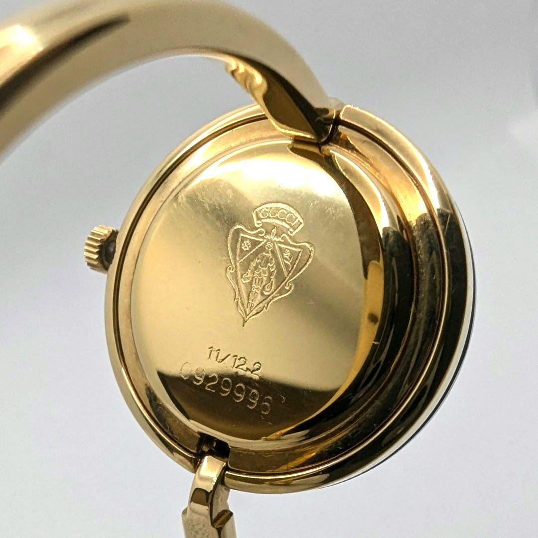 【新品電池交換】GUCCI グッチ チェンジベゼルウォッチ ゴールド ベゼル付