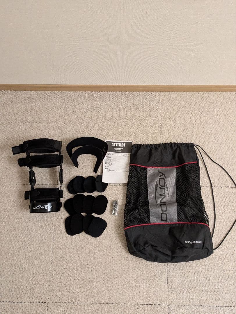 DONJOY 4TITUDE 膝サポート 左足用　Mサイズ　付属品多数
