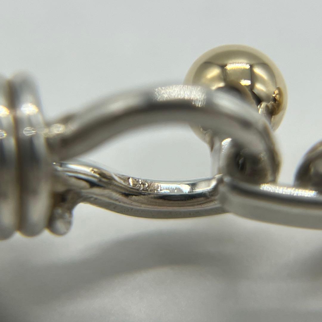 ティファニー TIFFANY ダブルフックアンドアイ バングル 14K コンビ