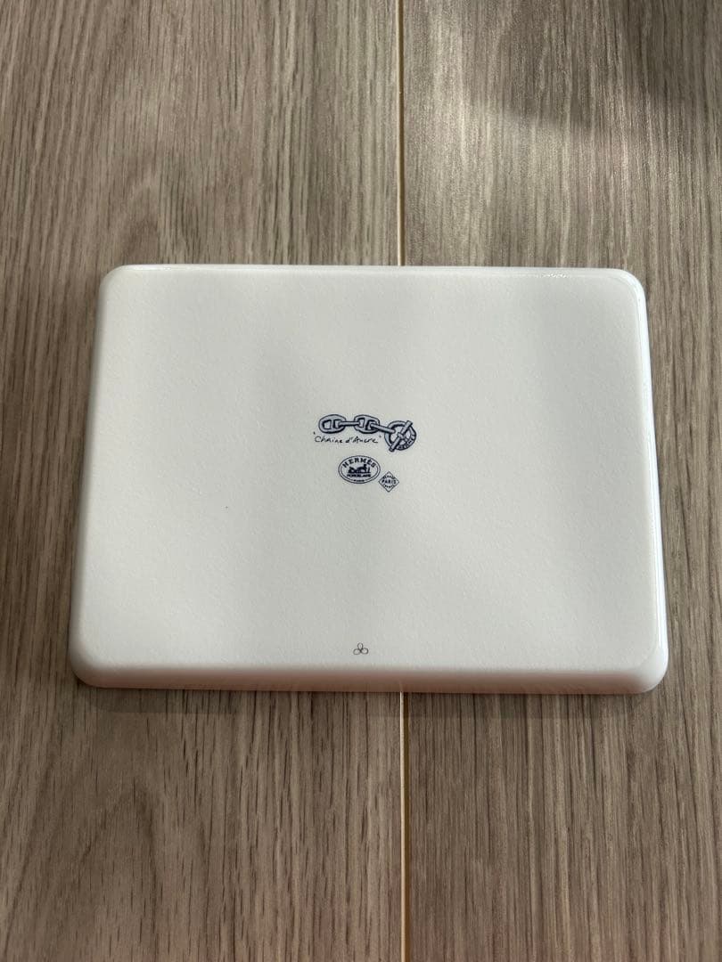 エルメス　シェーヌダンクルスクエアプレート