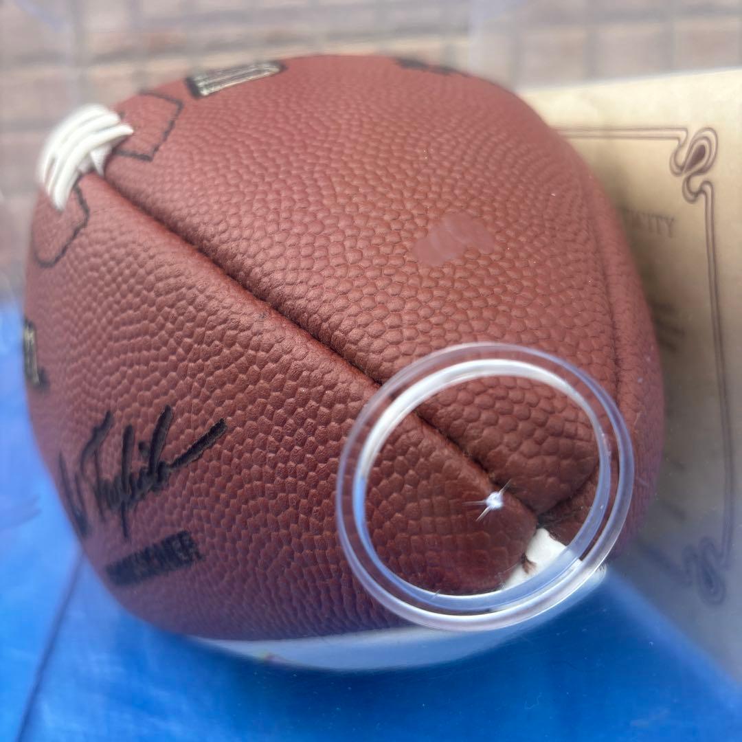 NFLクォーターバック　ダン・マリーノ　サイン入りフットボール　ウィルソン