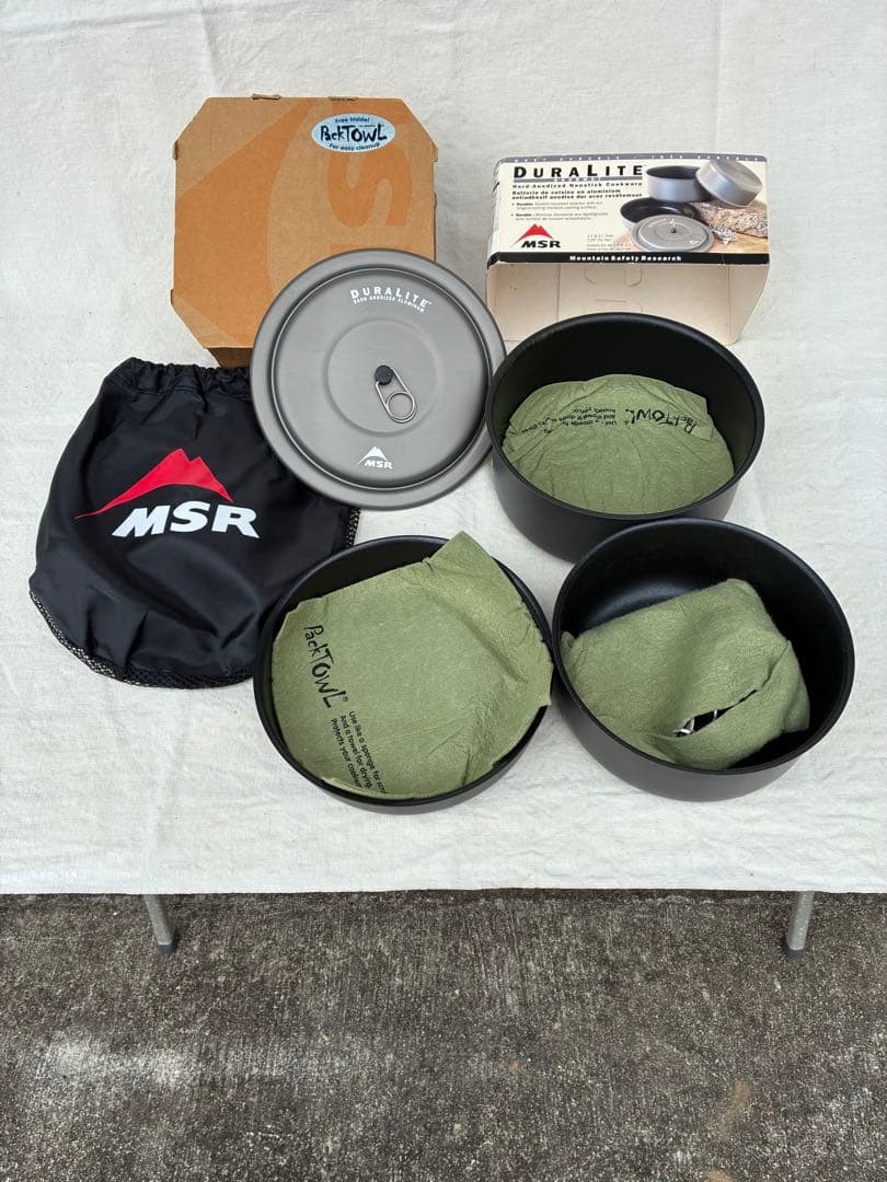 未使用　MSR Duralite クッカーセット