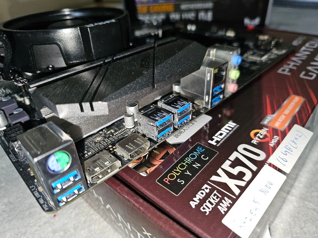 X570 Ryzen 5 3600 DDR4 8gb ×2 計 16GB