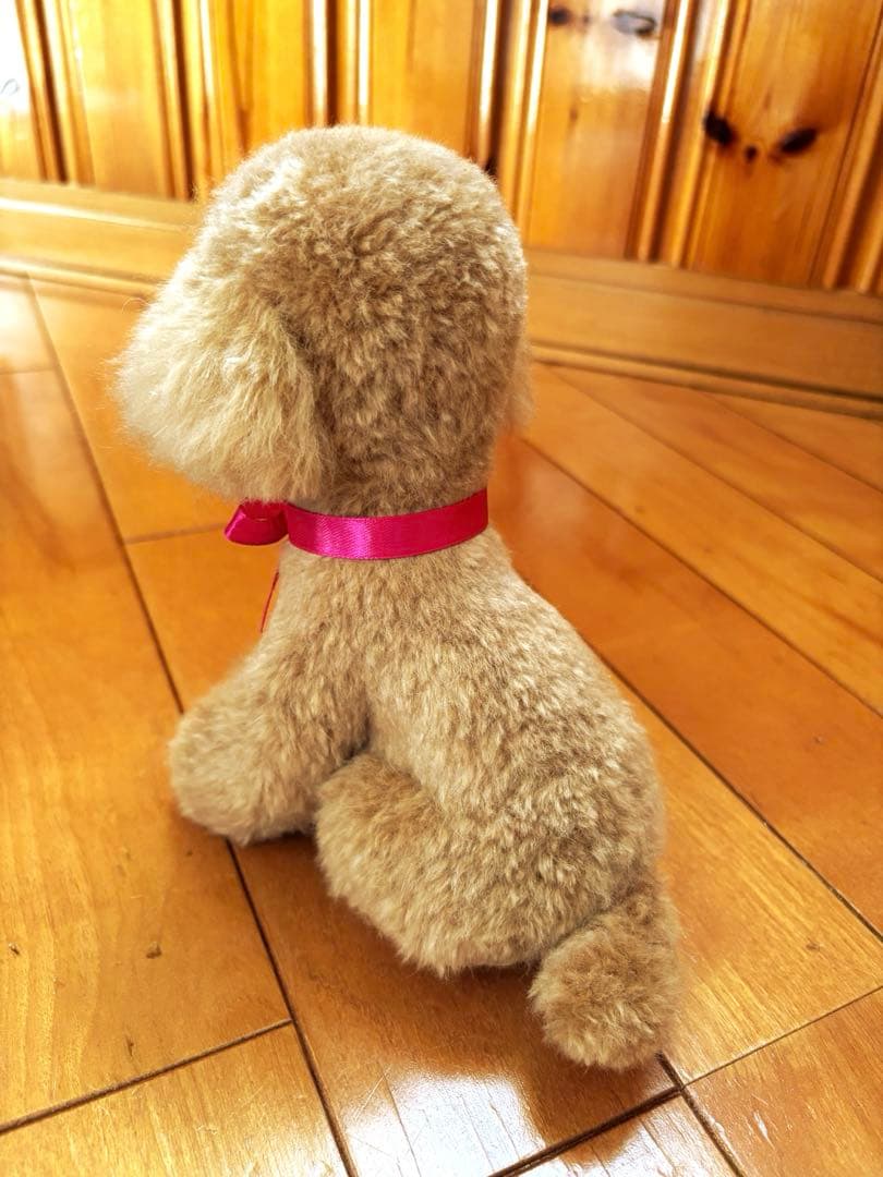 毛糸+羊毛フェルト トイプードル