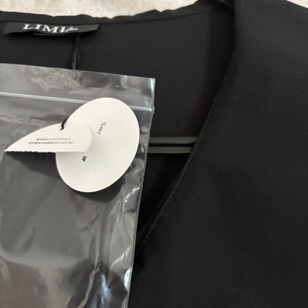 新品タグ付き　LIMI feu リミフゥ ブラック半袖シャツ　ヨウジヤマモト