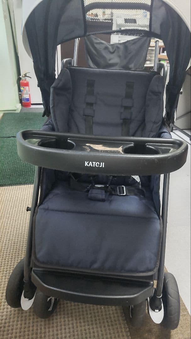 KATOJI ネイビー ベビーカー２人乗り