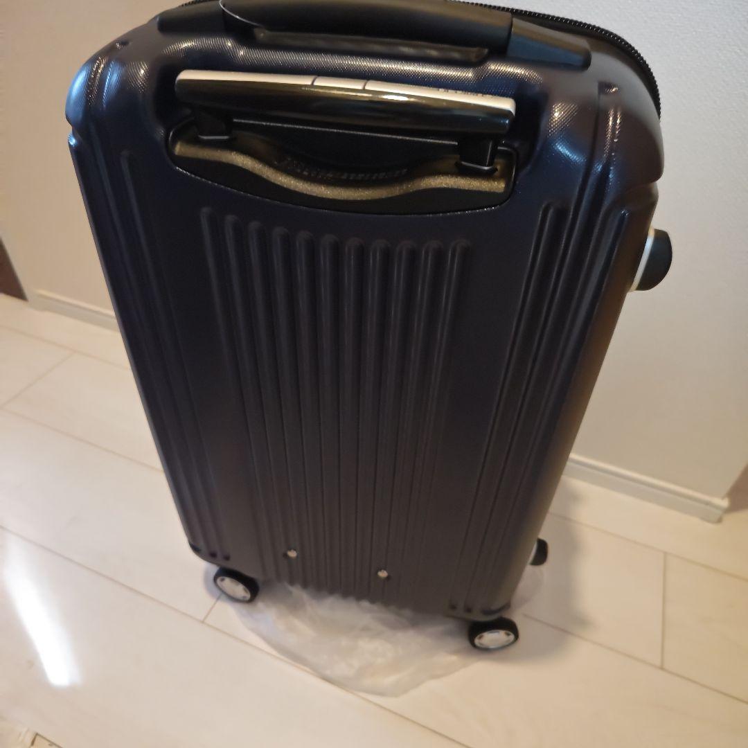 BERMASダークブルー 中型キャリーケース ポリカーボネート
