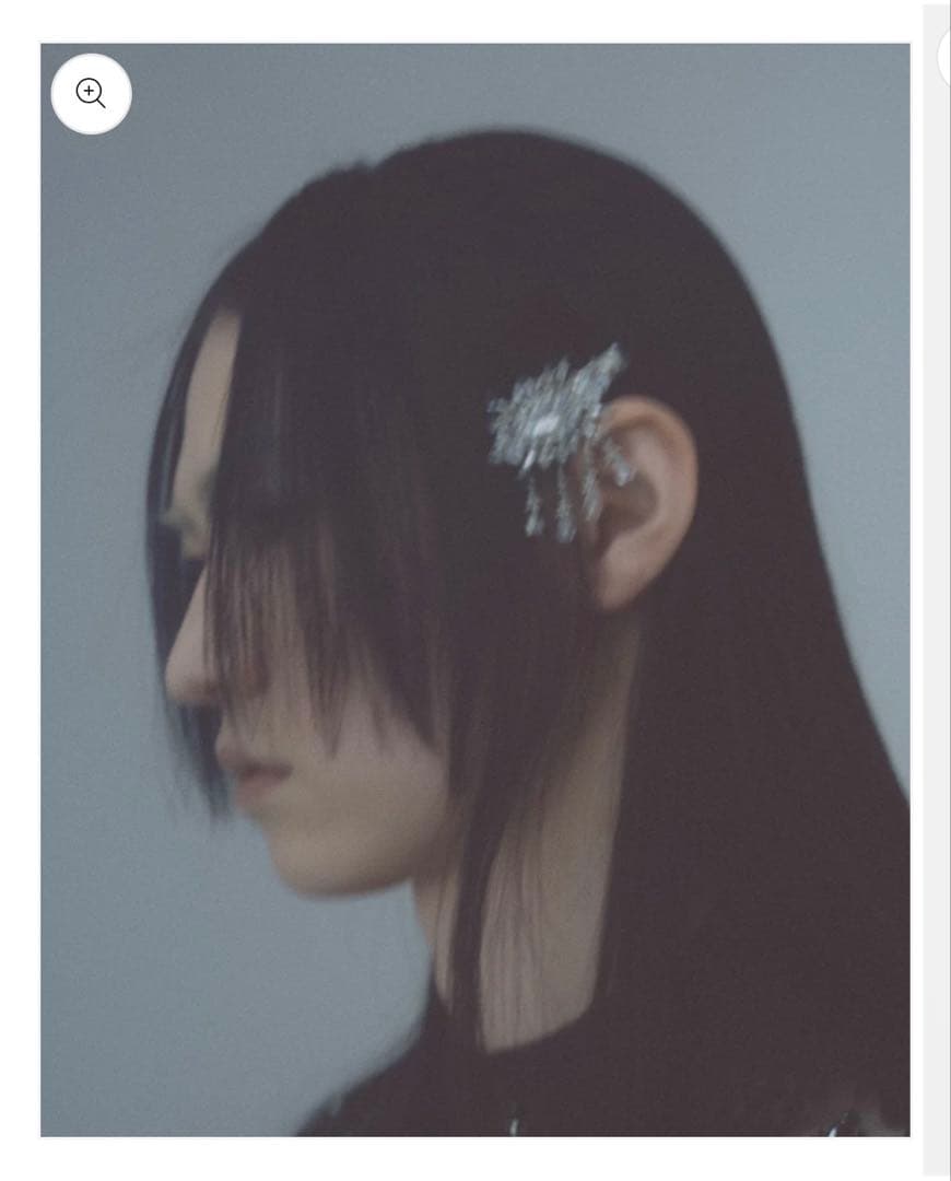 Tanaka Daisuke / crystal hair clip 右用