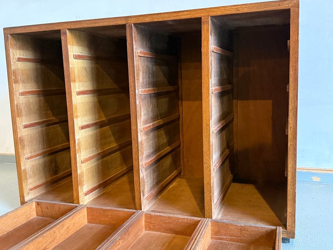 木製 チェスト 収納棚 整理箱 小引き出し 小物入れ 古家具 古道具