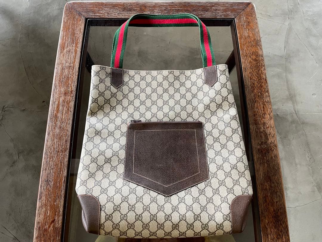 1980s oldgucci オールドグッチ　シェリーライン　トートバック