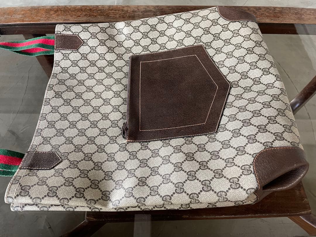 1980s oldgucci オールドグッチ　シェリーライン　トートバック