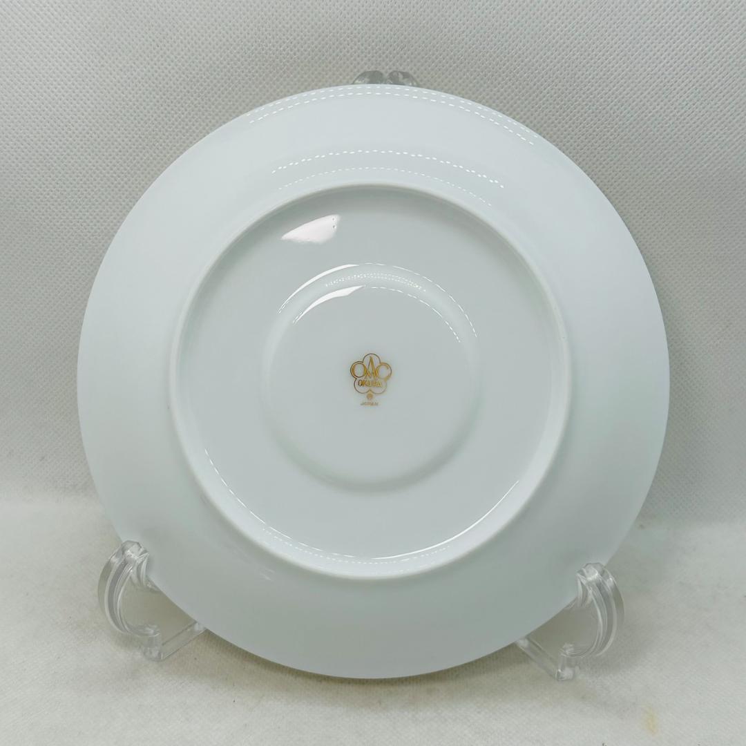 専用未使用 大倉陶園 片葉金蝕 スープカップ 6客セット 白磁金彩