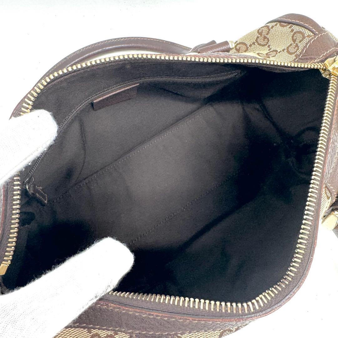 【極美品✨】グッチ ミニボストンバッグ アビー キャンバス GG柄 肩掛け