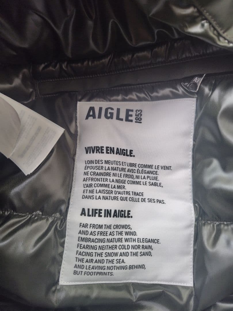 AIGLE エーグル　ダウンコート　タグ付き