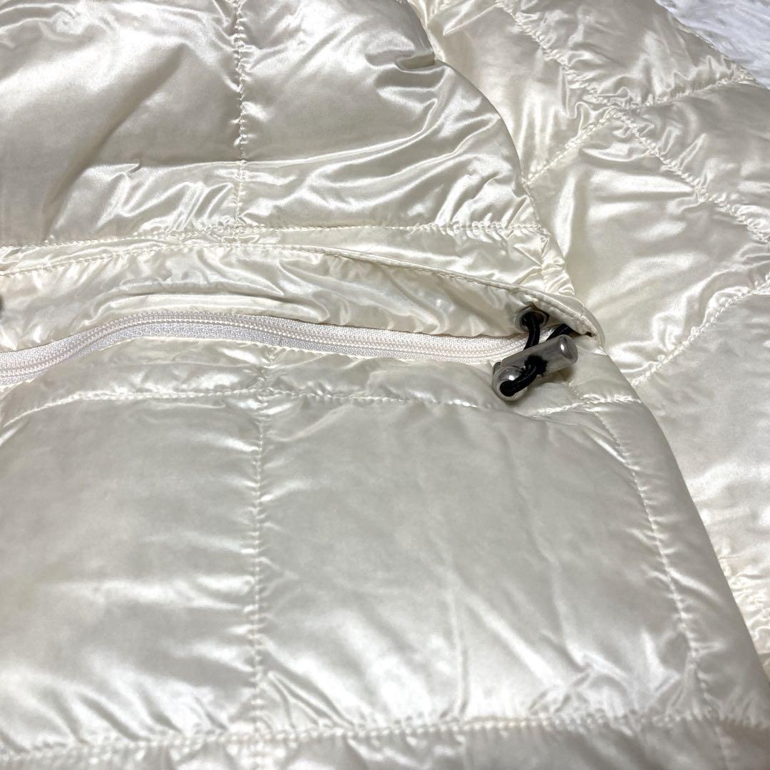 【新品タグ】TAION EXTRA ボレロダウンセット ロングダウン　白　L