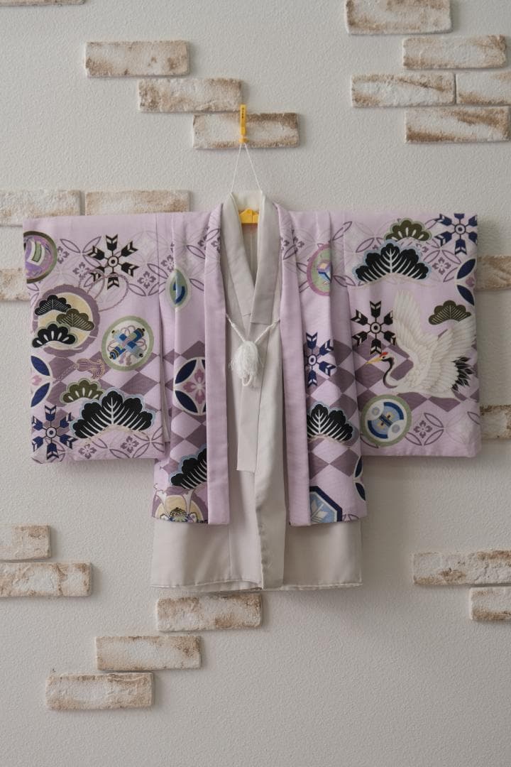 3歳　七五三　乙葉　薄紫着物