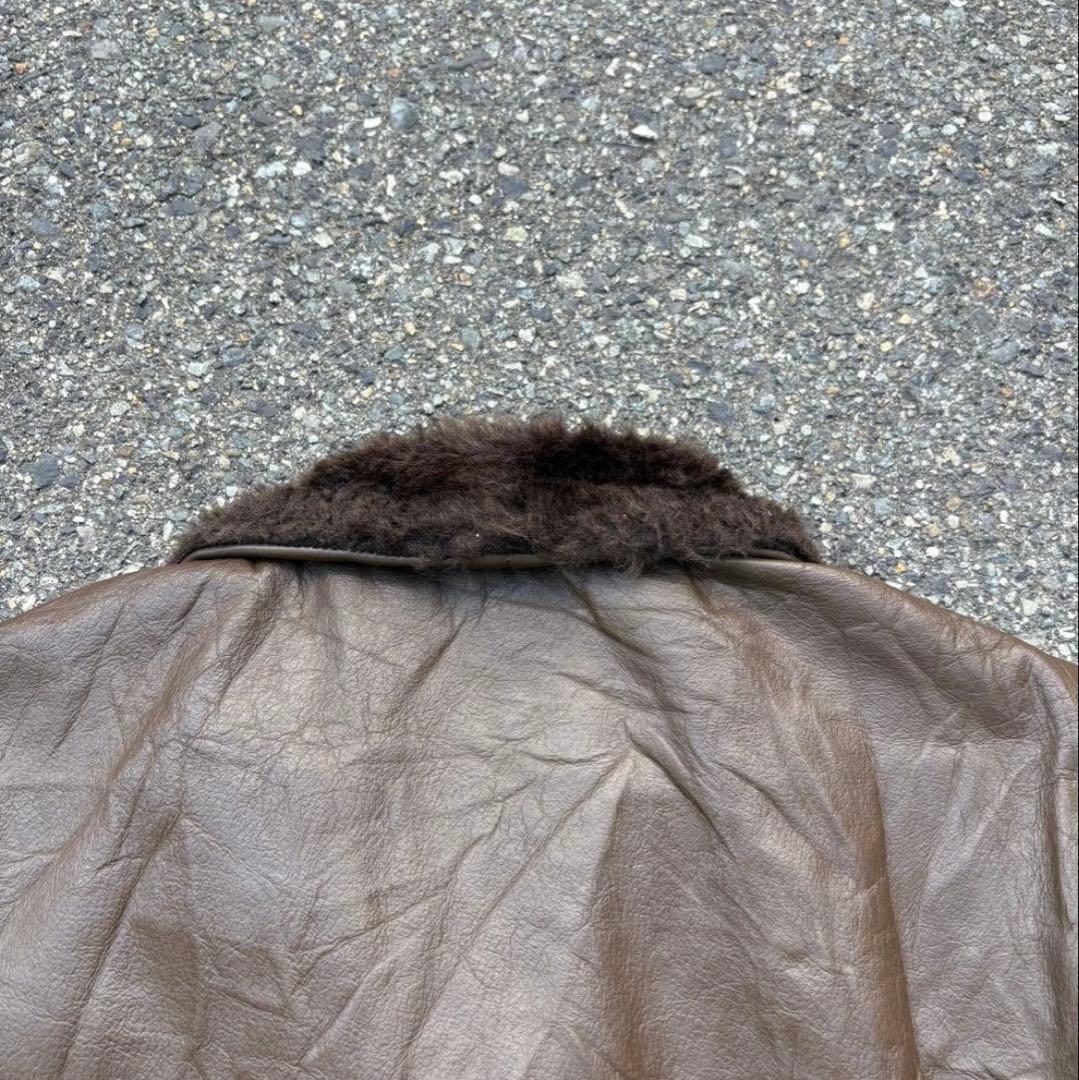 実物 サイズ44G-1 USN レザージャケット フライトジャケット MA-1