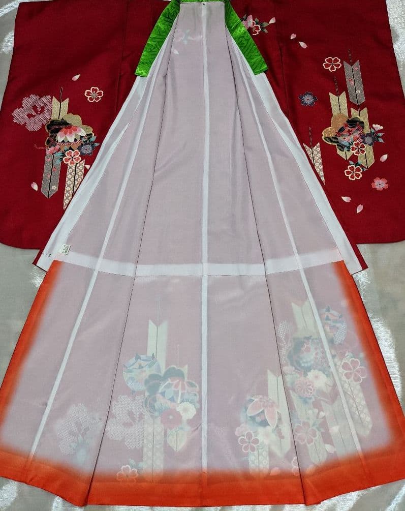 7歳用　着物　七五三 L5