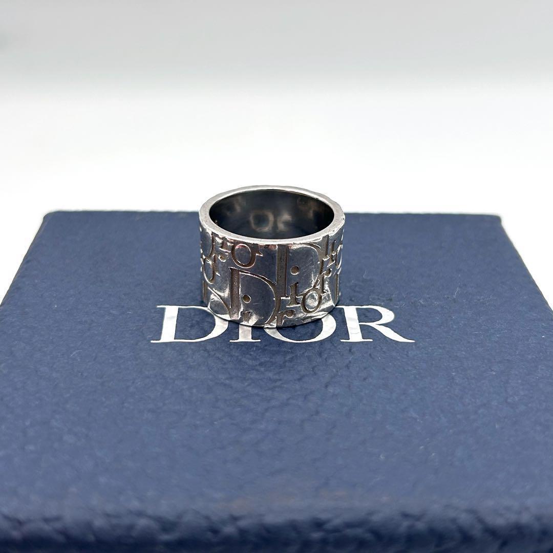 【希少】DIOR トロッター ヴィンテージリング　Ag925 12号