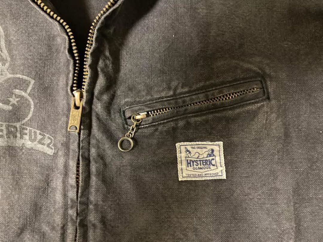 HYSTERIC GLAMOUR プリントジャケット グレー